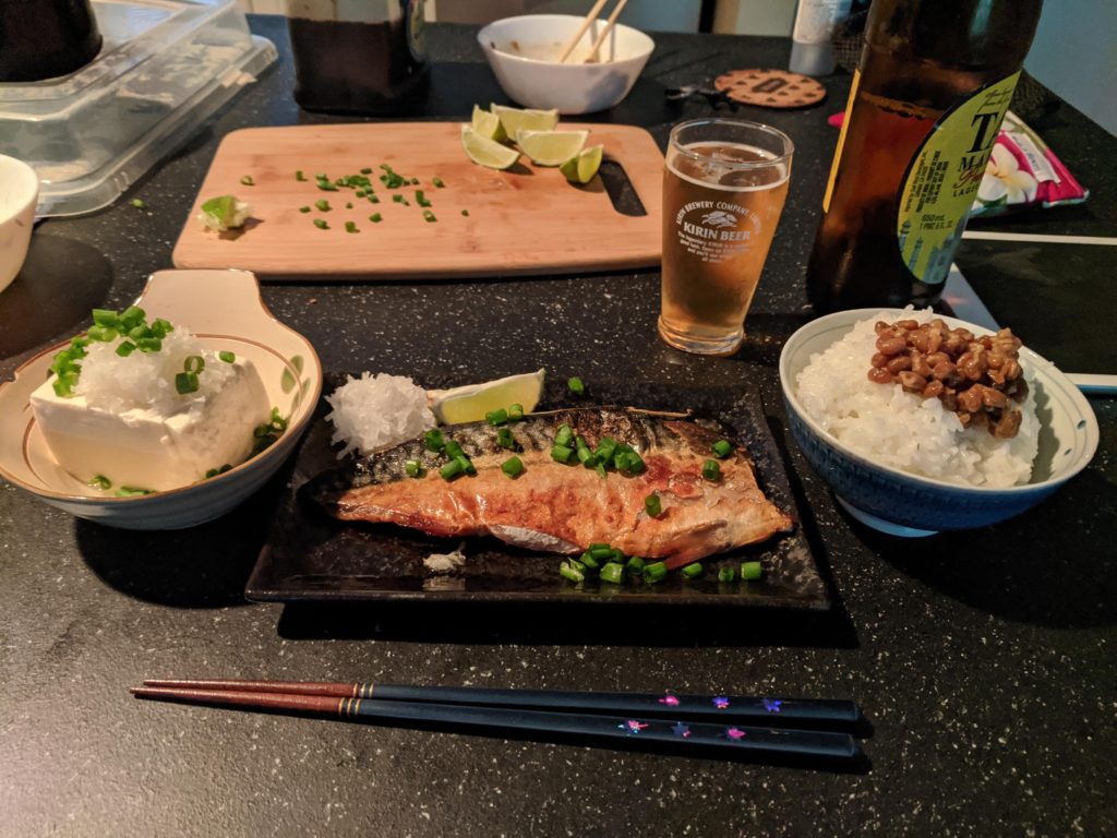 Saba shioyaki - simple and delicious