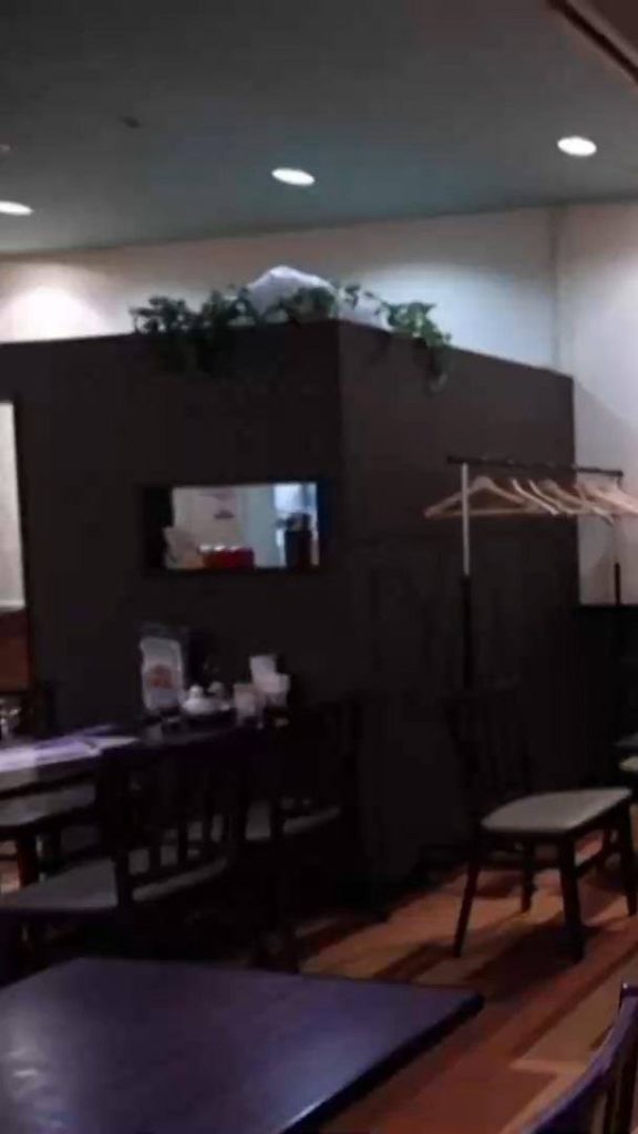 One restaurant has employed fake patrons as a means of keeping people apart whil...