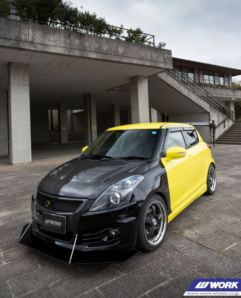 @krcmodified Suzuki Swift Sport on WORK Meister S1R #artofwheel...