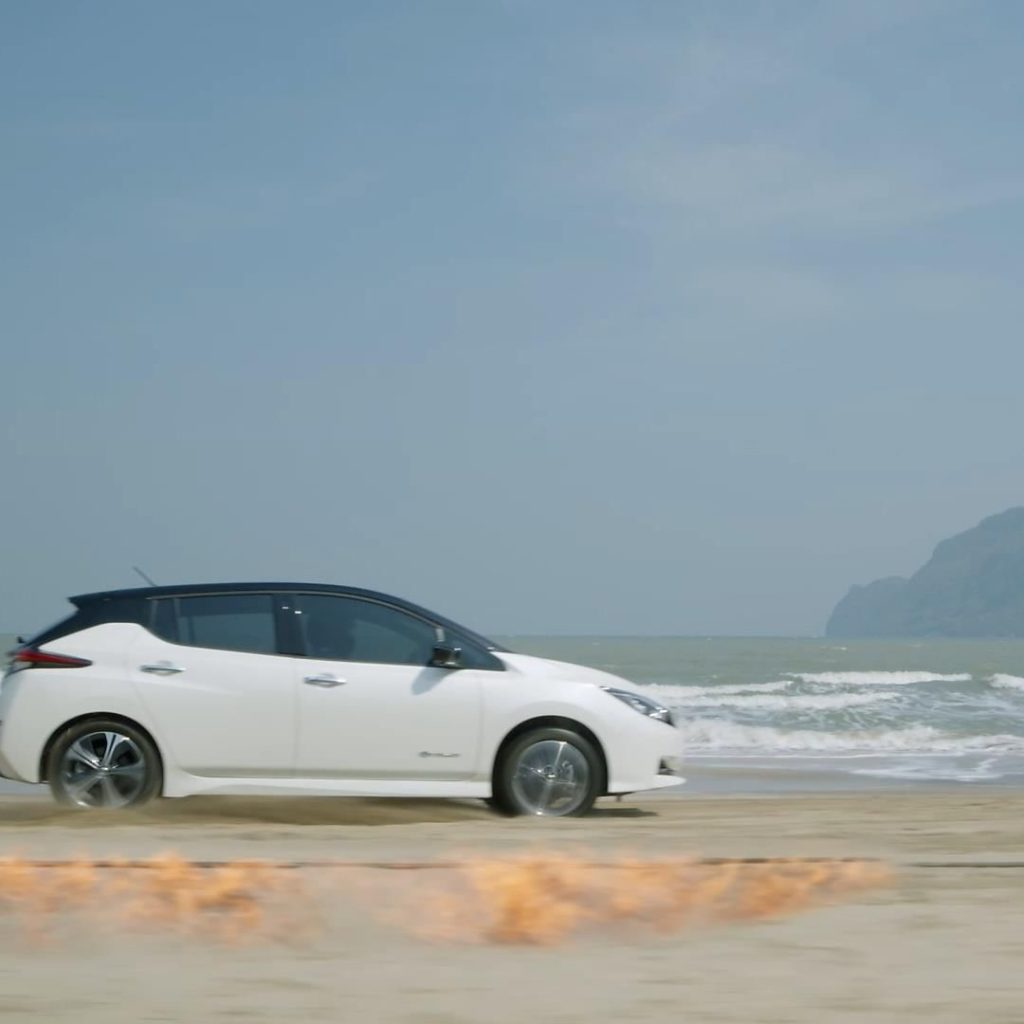 Full acceleration with zero emissions.  #NissanLEAF #SimplyAmazing #IntelligentM...
