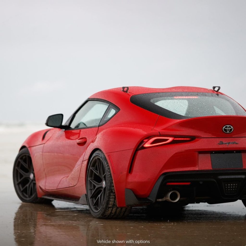 A rainy day can't stop #Supra's heat. #LetsGoPlaces...