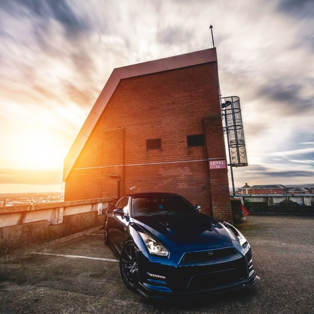 Nothing like golden hour in a #NissanGTR
 @valentinhadzhiyski
 @mikeygtr35...