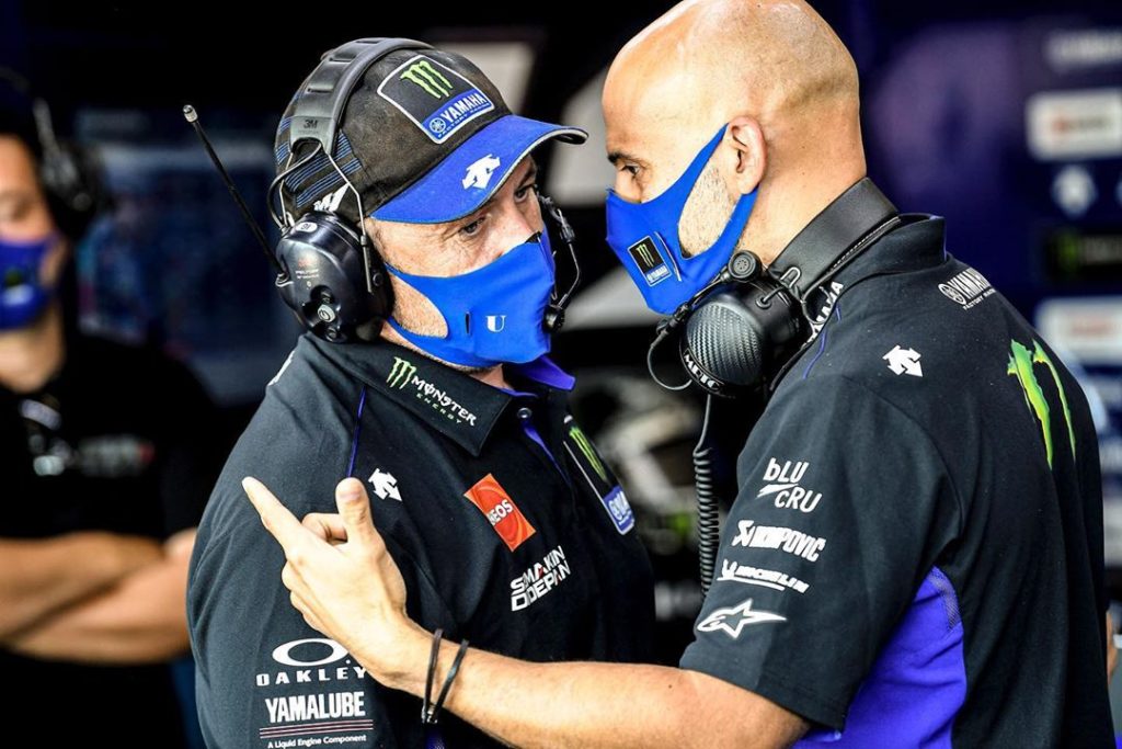 Behind every MotoGP rider there's a pit crew analysing, tuning, and confirming  ...