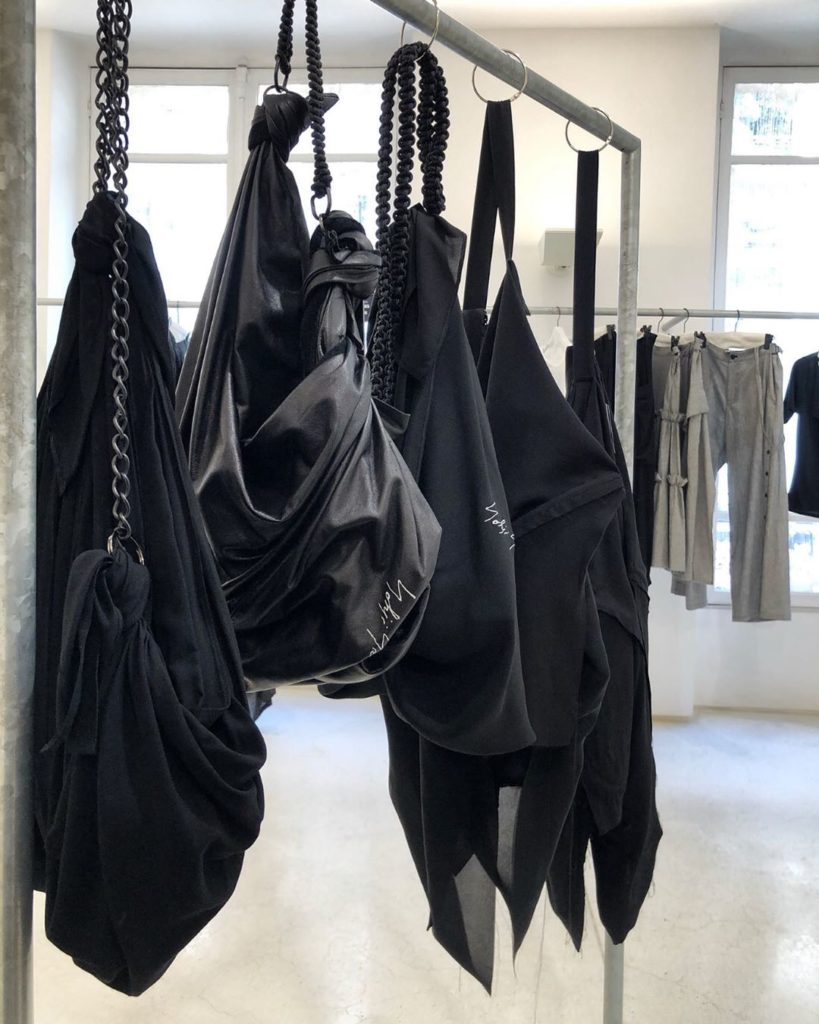 Yohji Yamamoto SS20 collection available at Yohji Yamamoto Cambon store. 

 Yohj...