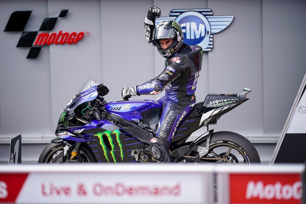 Someone’s happy 

@maverick12official enjoys the pole position celebrations in P...