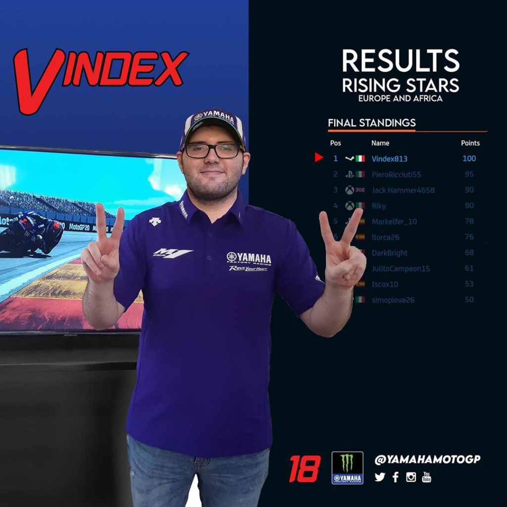 Yamaha MotoGP: @michael.amara13 is on a roll!
Our team’s reserve @motogpesport rider won 4/4 … @michael.amara13 is on a roll!
Our team's reserve @motogpesport rider won 4/4 ...