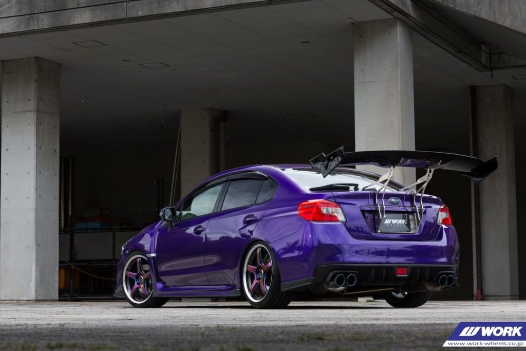 @krcmodified Subaru STI on WORK Emotion T5R2P (color: Asterism Black ARK) #artof...