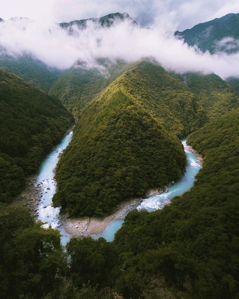 Take a look at the mysterious Iya Valley, not from its typical view from the vin...