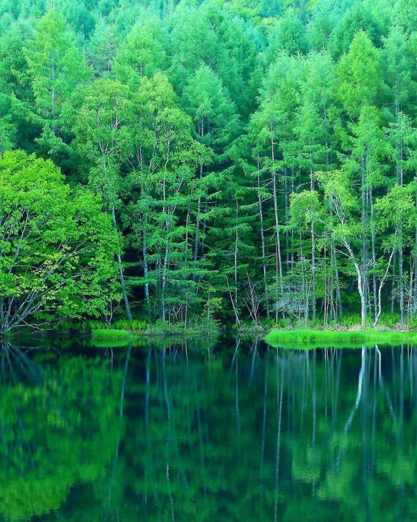 Which do you prefer?  Reflecting the surrounding landscapes like a mirror, Misha...