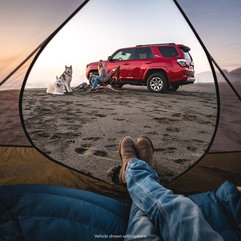 Working remote like... #4Runner #TRD Off Road #LetsGoPlaces @loki...