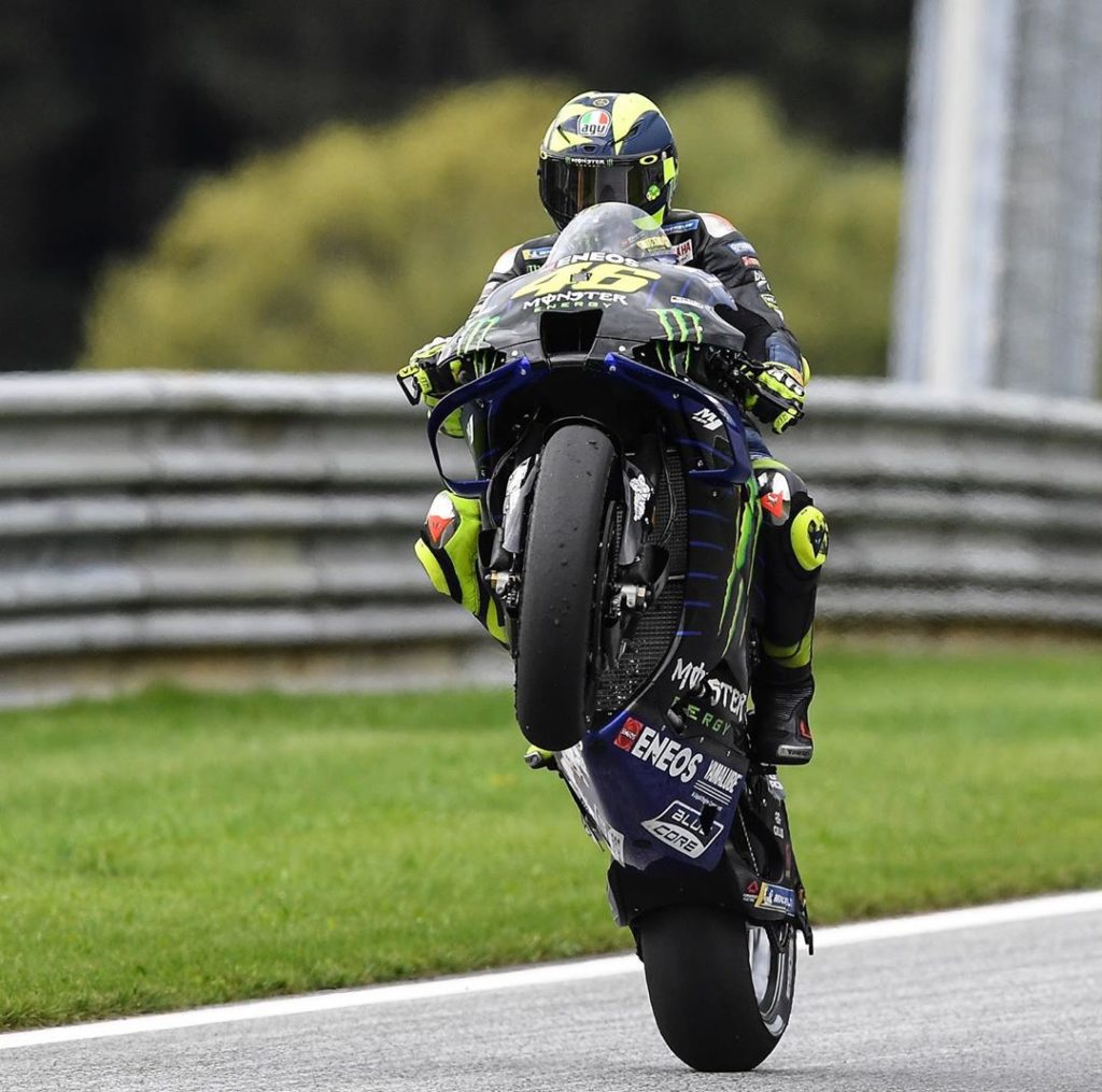Happy #wheeliewednesday  #MonsterYamaha  #MotoGP...