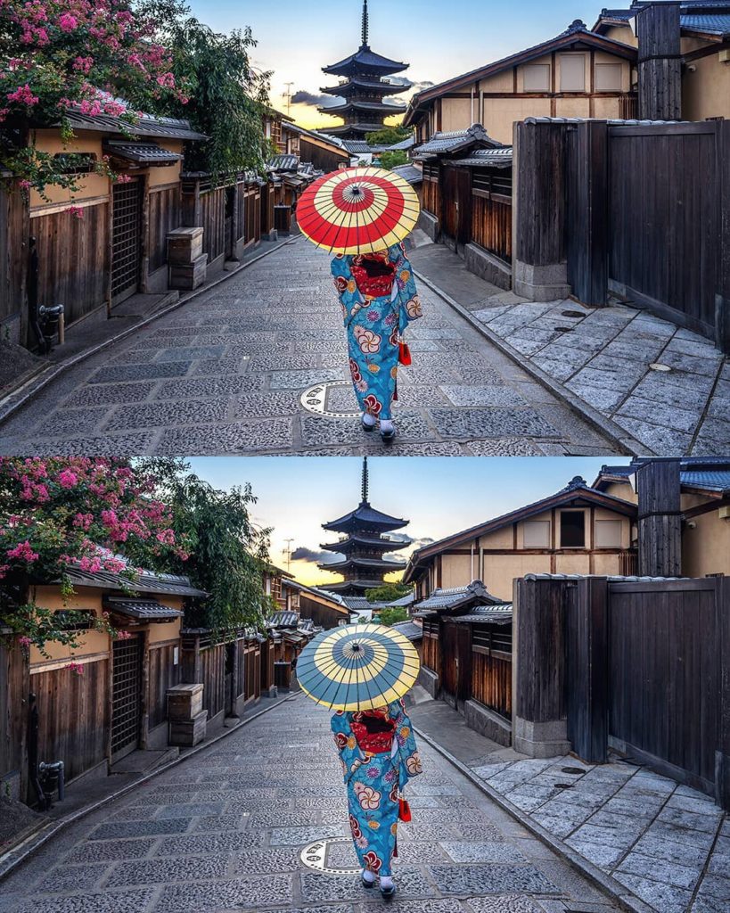 Can you spot the differences?  Hint: there are six in total! #VisitJapanAU...