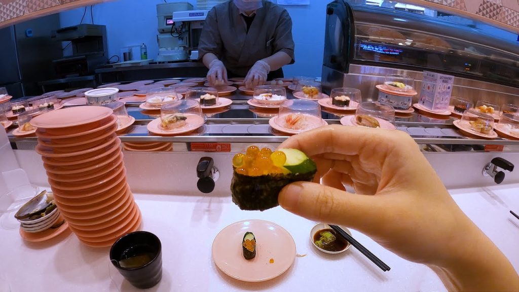 $1 Sushi Conveyor Belt Restaurant
