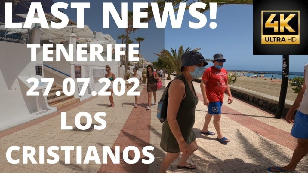 TENERIFE WALK ON PROMENADE AND OLD TOWN IN LOS CRISTIANOS TENERIFE WALK ON PROMENADE AND OLD TOWN IN LOS CRISTIANOS