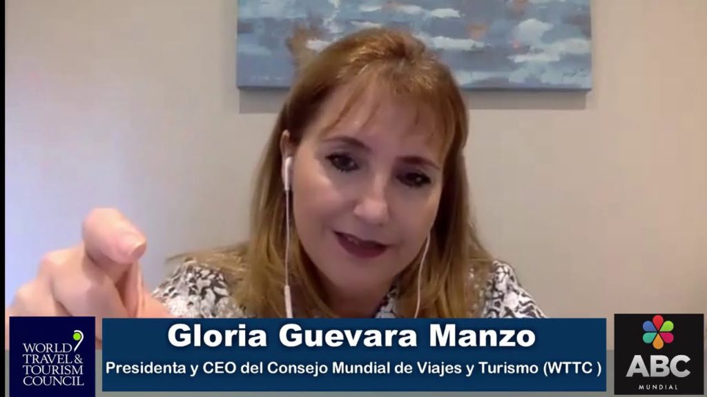Proponen más testeos y el uso de mascarillas para controlar el COVID - Gloria Guevara, CEO del WTTC
