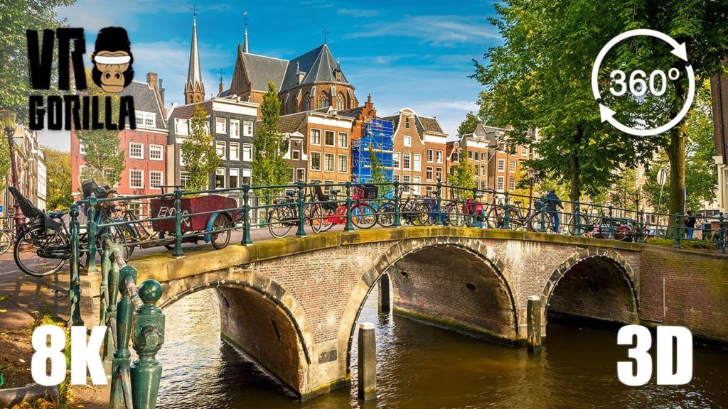 This is Holland VR - Amsterdam 360 Guided City Tour - Part 1 of 2 (8K 360 3D Video)