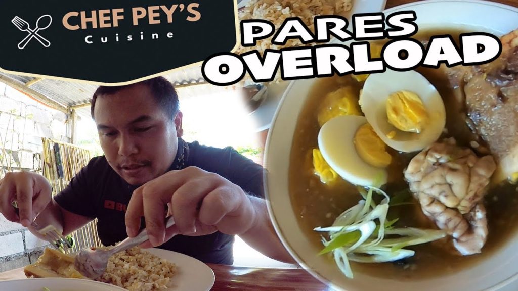 BEST PARES IN PAMPANGA! PARES OVERLOAD BY CHEF PEY'S | FOODTRIP with @Boy Perstaym