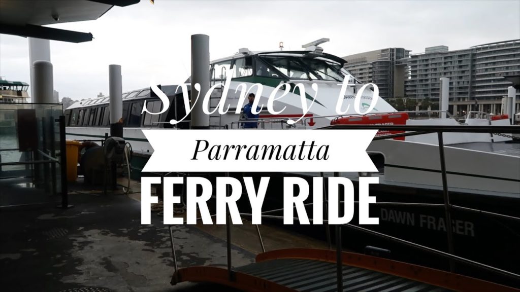 Sydney to Parramatta ferry trip on the MV Dawn Fraser