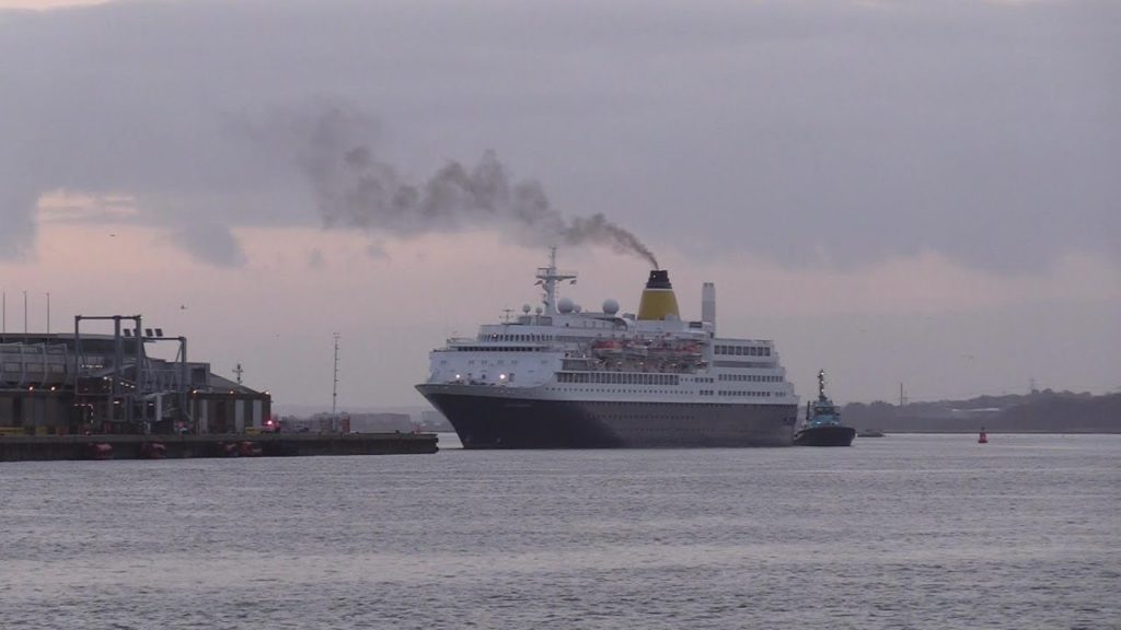Saga Cruise Ship "Saga Sapphire" early arrival plus Bunker Tanker "Sikinos"  21/02/20 Saga Cruise Ship "Saga Sapphire" early arrival plus Bunker Tanker "Sikinos"  21/02/20
