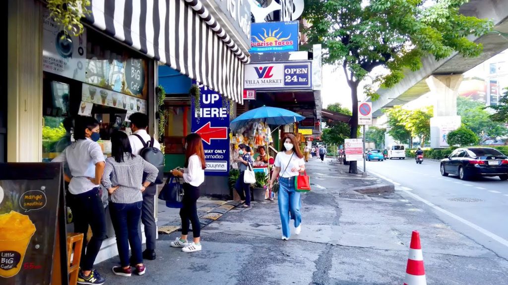 [4K] Walking in Bangkok Thailand around Sukhumvit Road - Sukhumvit 29 to  Sukhumvit 43