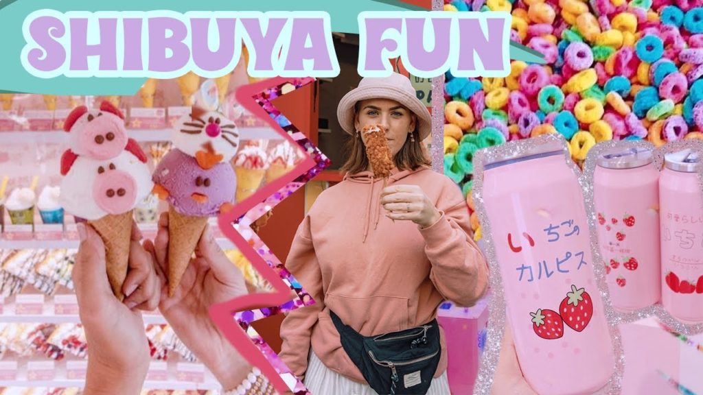 FUN IN SHIBUYA Harajuku Kawaii Cafes, Tokyo Street food FUN IN SHIBUYA Harajuku Kawaii Cafes, Tokyo Street food