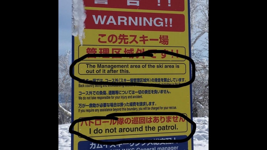 Powder skiing in Hokkaido  -Japan