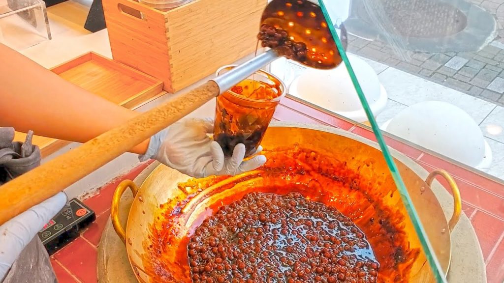 Black sugar bubble milk tea, Snacks, Corn Dog – Street Food Japan | Tokyo Street Food Black sugar bubble milk tea, Snacks, Corn Dog - Street Food Japan | Tokyo Street Food