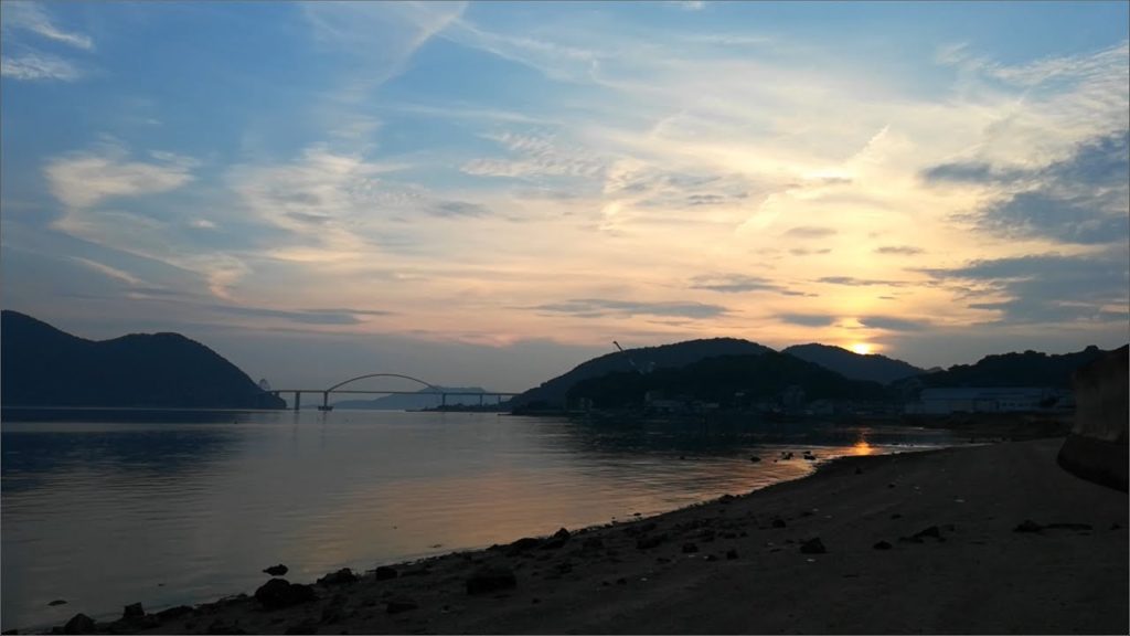 Evening shore / Japan / Online travel