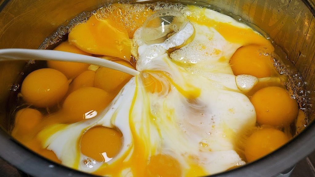 부드러운 치즈 오믈렛, 반반 오믈렛 / Soft cheese omelette, Half and half omelette - korean street food