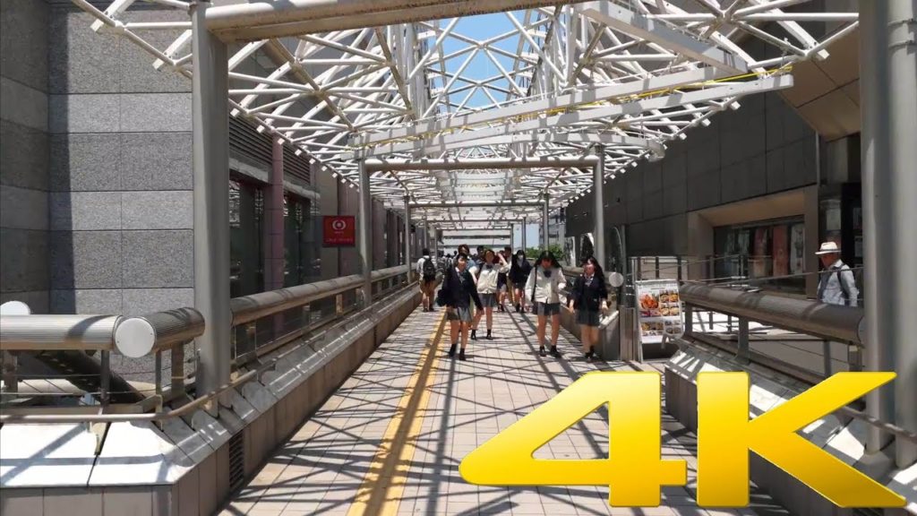 Walking around Tachikawa station pt 2. 4K DJI Osmo Mobile 2