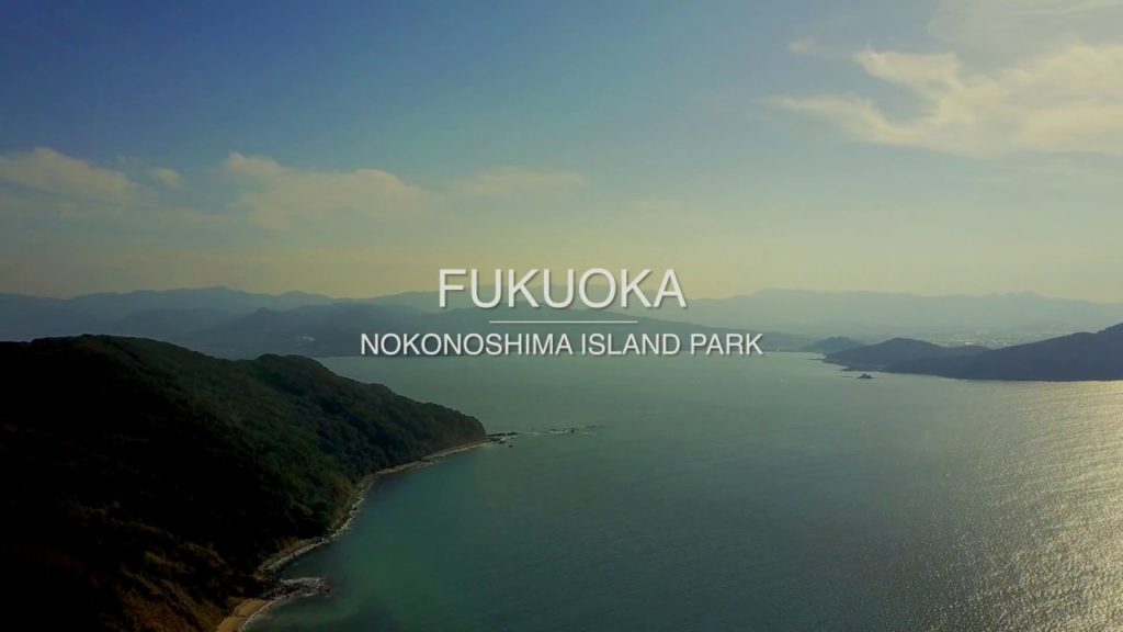 Dronie(Drone Selfie) in Fukuoka, Japan