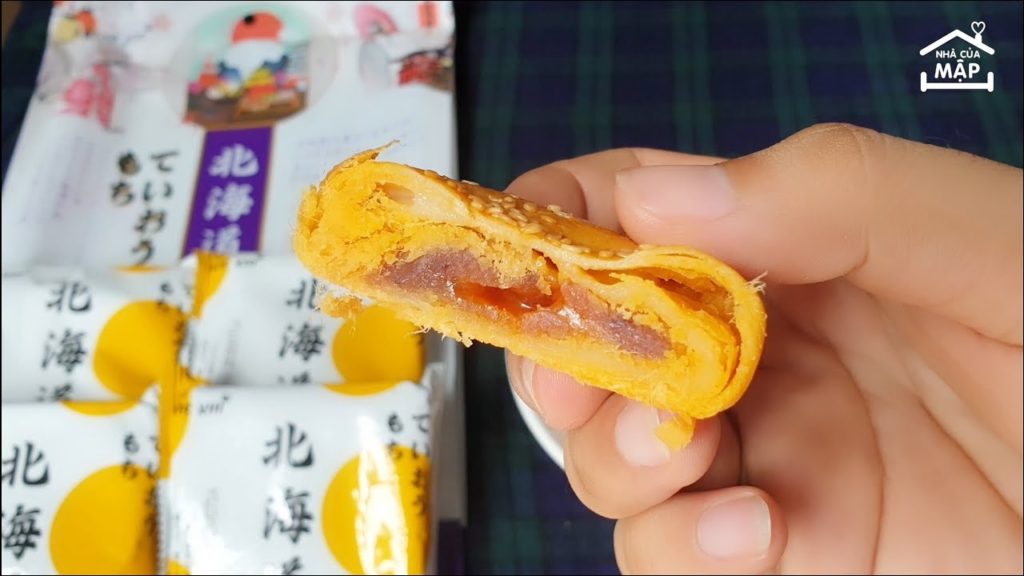 CÙNG ĂN THỬ BÁNH 3Q| BÁNH NGÀN LỚP NHÂN KHOAI MÔN TRỨNG MUỐI TAN CHẢY|  北海道ていおうもち| HokkaidoTeiomochi