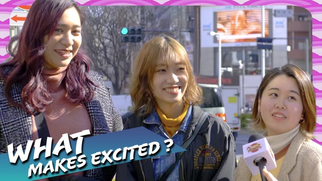 What makes Japanese excited? Japanese girls and boys tell you