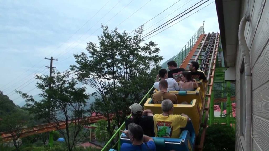 Jet Coaster at Wonder Rakutenchi in Beppu (Japan) - TPR Japan Trip 2011