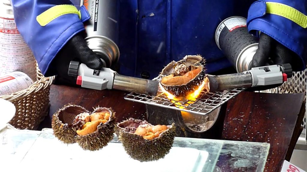 Sea urchin (Uni) in Sapporo