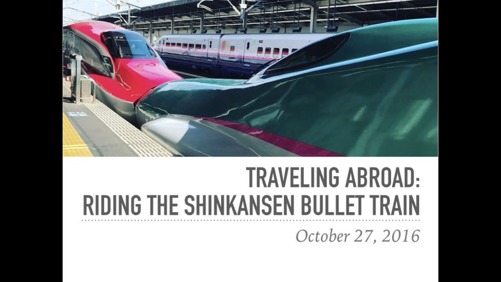 Riding Japan's Shinkansen Bullet Train