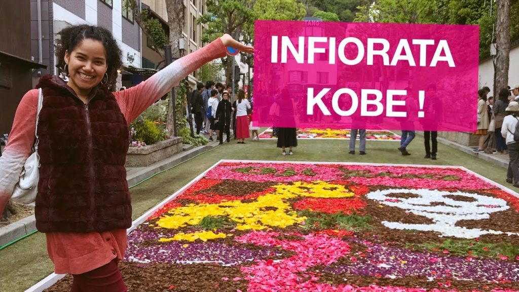 I love flower art! Infiorata Kobe at Kitanozaka, Kobe Japan! I love flower art! Infiorata Kobe at Kitanozaka, Kobe Japan!