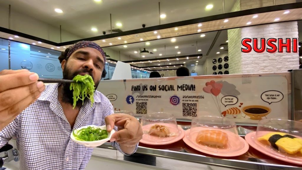 $1 Sushi Train Experience | Vlog in Hindi $1 Sushi Train Experience | Vlog in Hindi