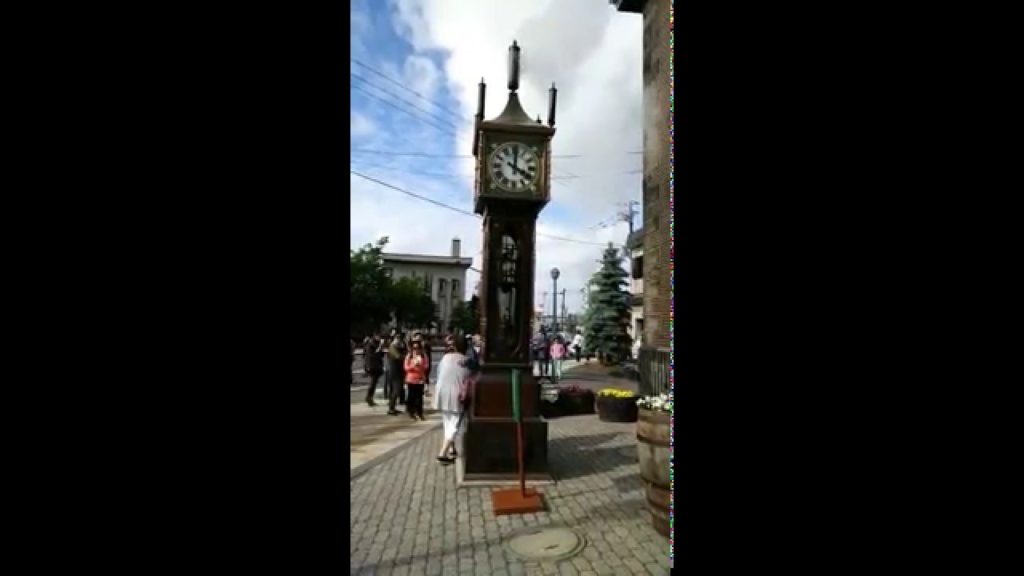 Steam clock in Otaru Hokkaido Japan