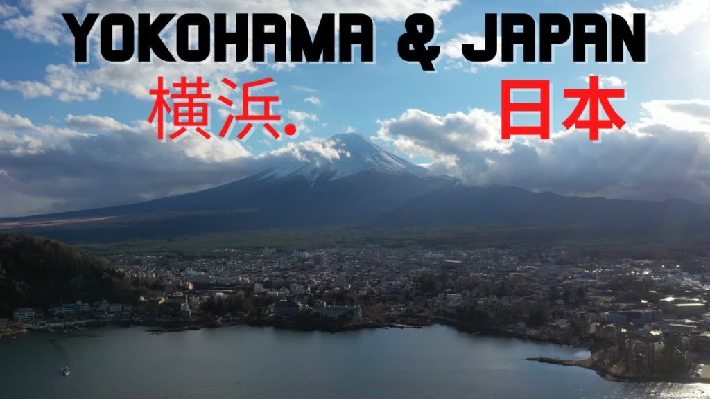 Yokohama and Japan Drone Footage 4K