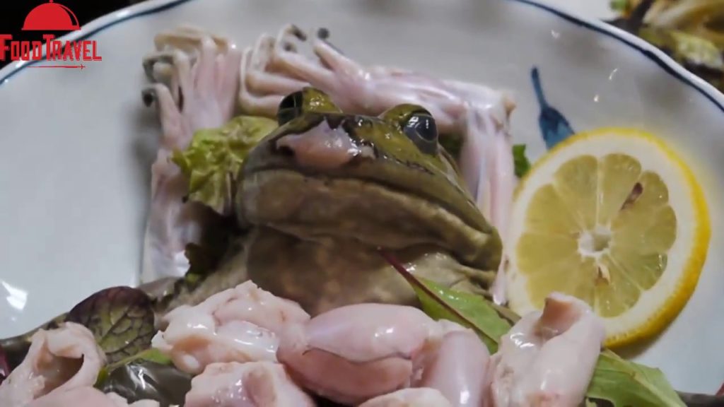 Japanese Street Food || Frog Sashimi in Tokyo || Eat Frog Sashimi