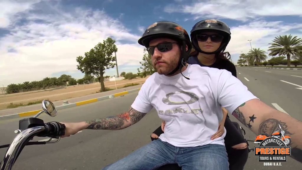 Prestige Motorcycles Dubai | Justin & Alina on Jebel Hafeet Tour