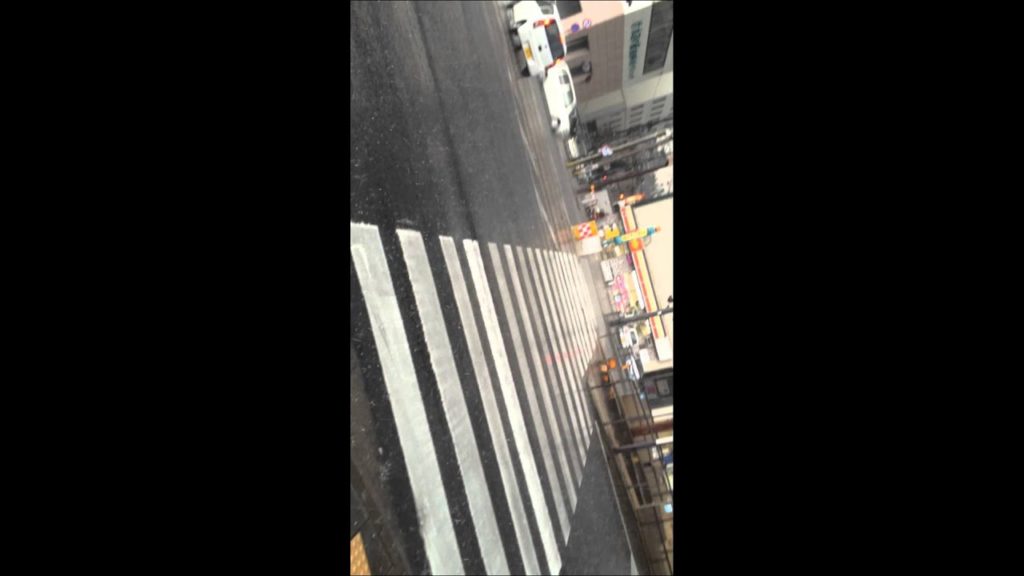 Freak Hail Storm in Nagasaki, Japan