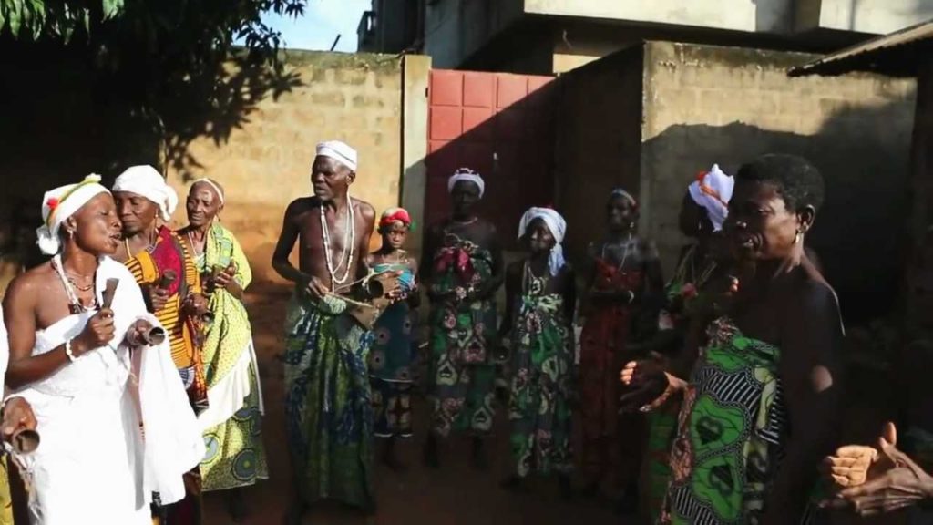 dance to the voodoo initiation, benin