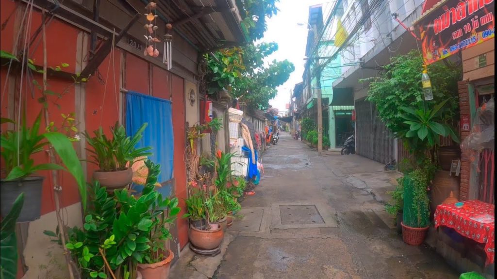 Bangkok Walk 2020 Old Town Local Street Morning 4K