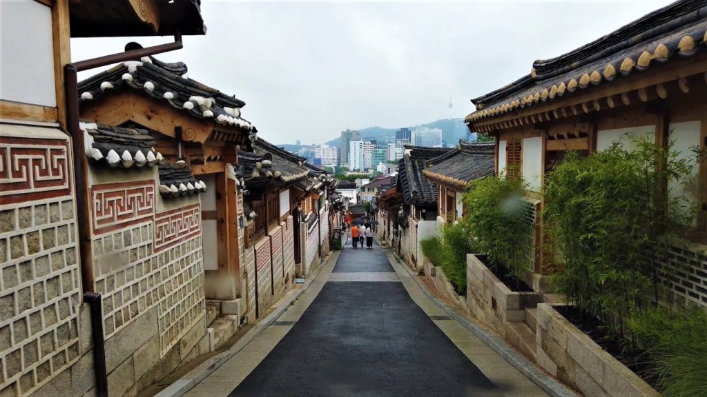 Seoul Walking Speed Driving Tour 서울 삼청동 북촌한옥마을 골목 걷기 산책 처럼 운전 드라이브 영상