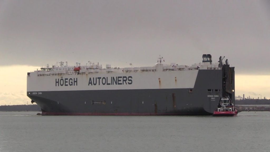 Hoegh Autoliners | Hoegh Chiba departing Southampton for Antwerp 22/01/19 Hoegh Autoliners | Hoegh Chiba departing Southampton for Antwerp 22/01/19