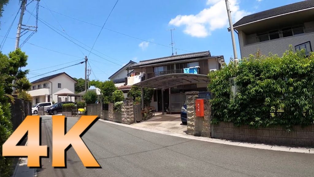 Countryside walk/street walking in Japan 4K/street life and view,natural sound 2020 May SHIZUOKA