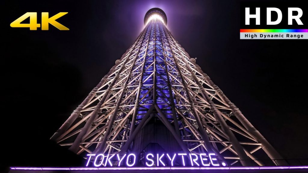 【4K HDR】Night Walk to Tokyo Sky Tree (東京スカイツリー) - Japan 2020