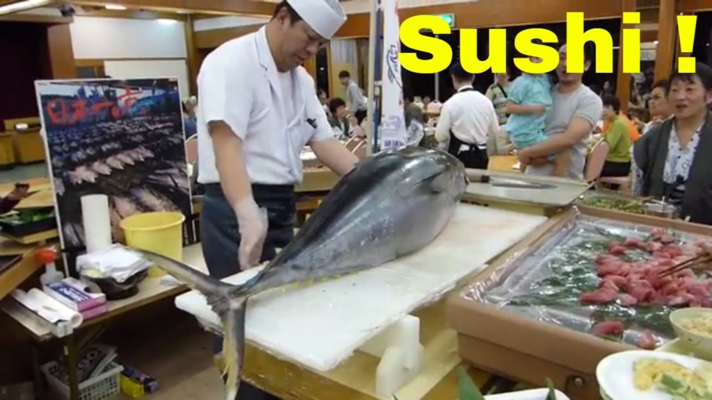 Urashima Hotel Huge Tuna Flllet Show